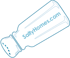 Salt shaker logo for
    SaltyHomes.com